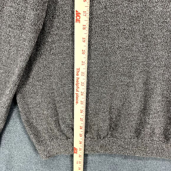 The Foundry Sweater Mens 2XL Tall Brown 1/4 Zip Long Sleeve Heather Pullover - Picture 7 of 16